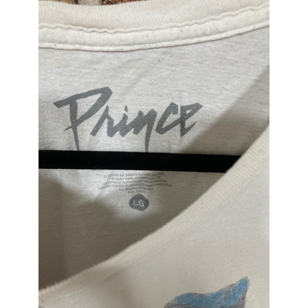 Prince and the Revolution Take Me With U Graphic T-Shirt White Mens Large LG - Picture 3 of 5